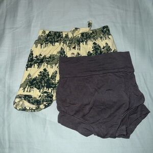 Kyte BABY Purple High Waist Athletic Shorts